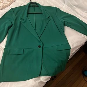 Green boutique blazer